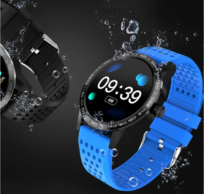 T2 smart bracelet with 1.3-inch colour screen showing heart rate and step count display