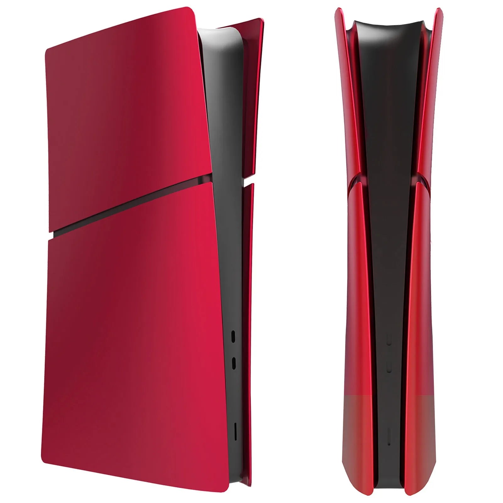 PS5 Slim protective shell replacement cover in ABS plastic showing four-piece design