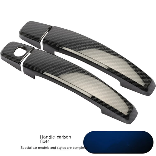 Carbon fibre pattern door handle decoration for Opel Vauxhall Astra H/J models
