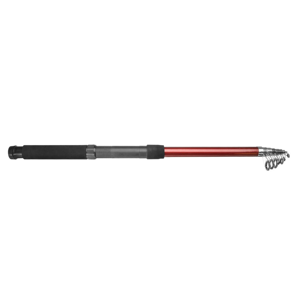 White LED fishing rod light with telescopic pole and remote control for outdoor night fishing and camping