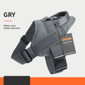 Large medium dog harness in 1050D nylon with UTX buckle and adjustable straps, available in multiple colours and sizes
