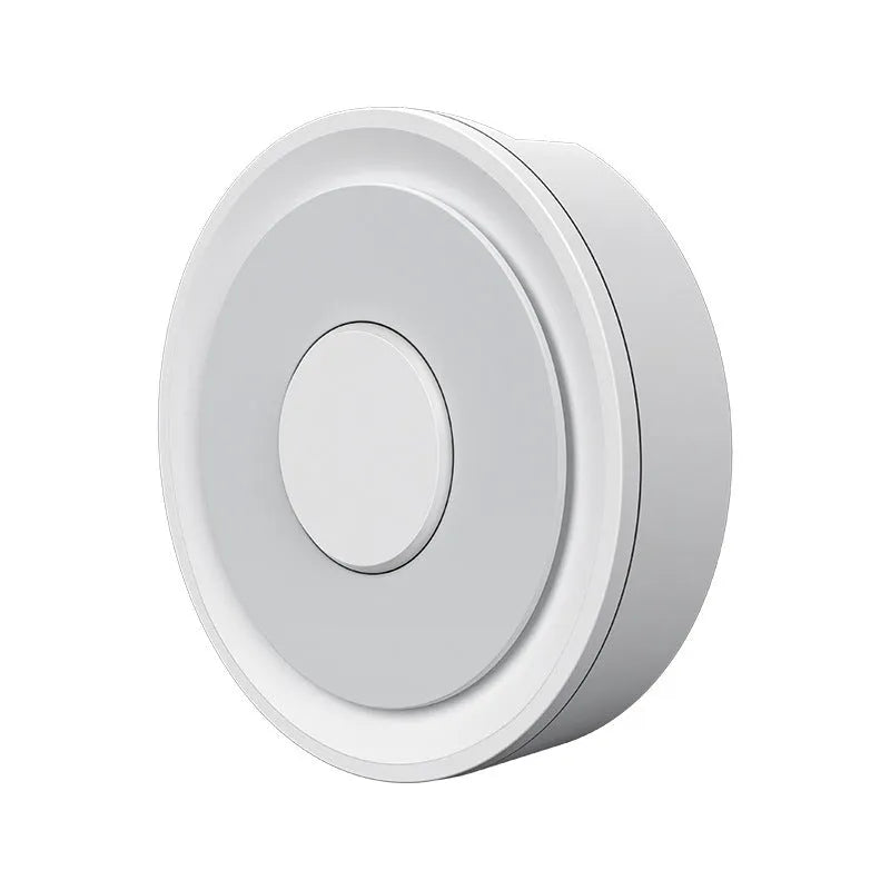 White square ZigBee smart home gateway with status light, measuring 78mm.