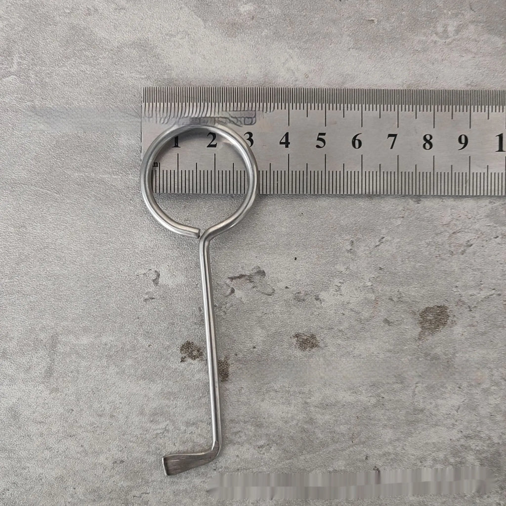 Two alloy steel wrench tools from a portable universal tool set for household and mechanical use