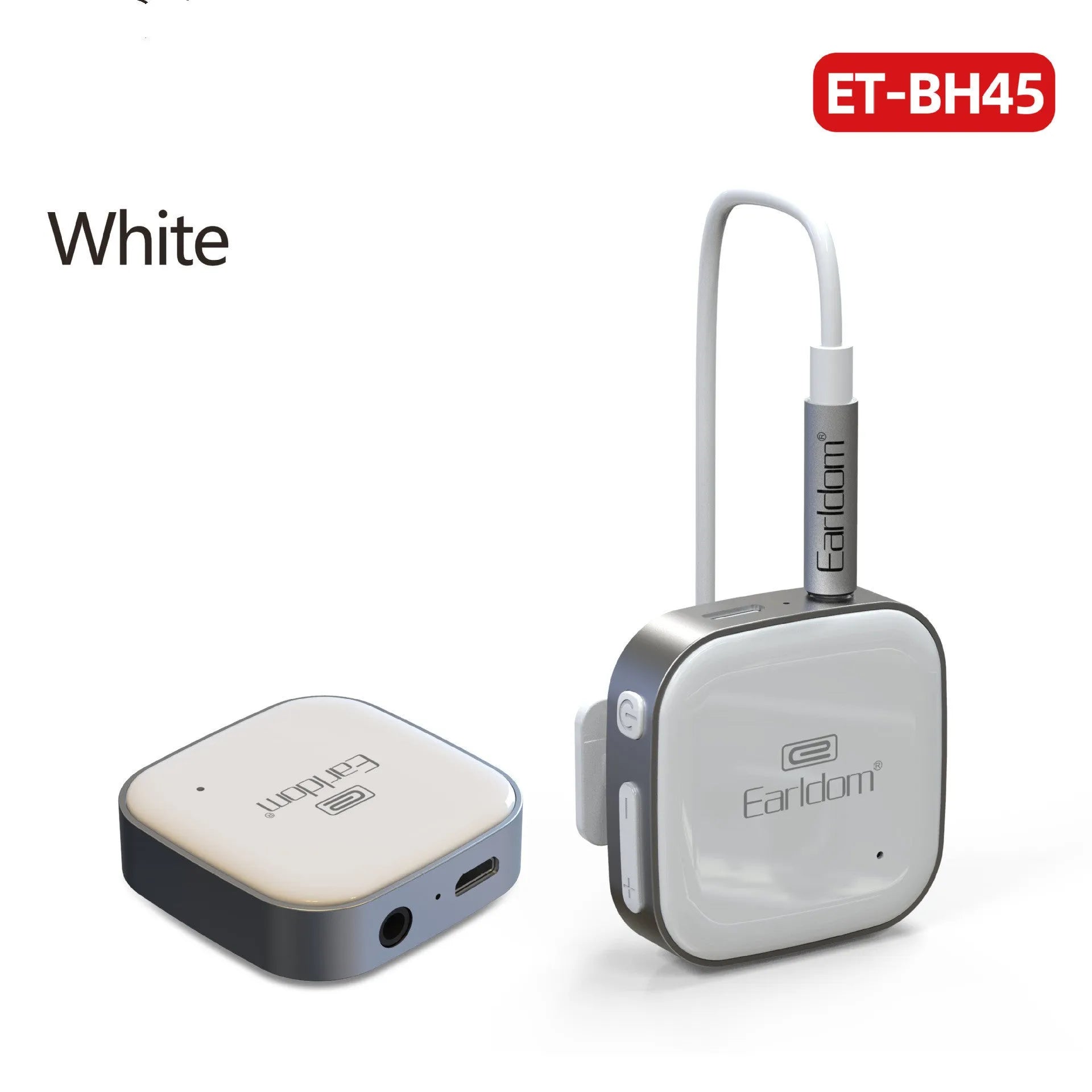 Bluetooth lavalier running headset with clip attachment and multiple colour options