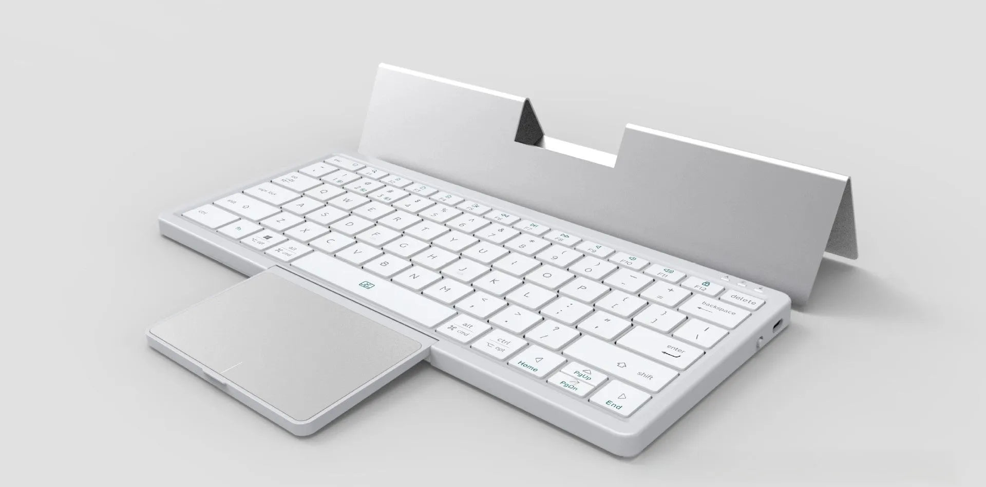 Three-in-one wireless Bluetooth keyboard with leather sheath stand for iPad and mobile phone