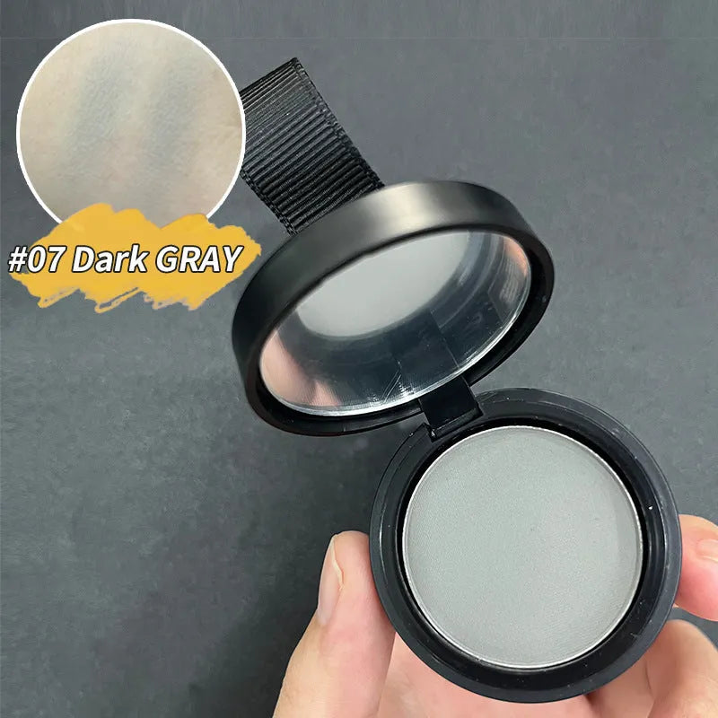Hairline powder compact for shadow repair with fourteen colour shade options