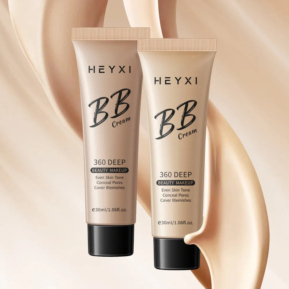 Waterproof sweat-proof BB cream in four shade options 01 02 03 04 for universal skin types