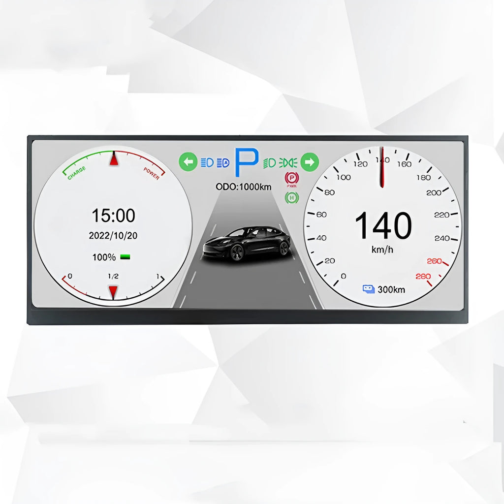 12.3-inch TFT vehicle display screen with 1920x720 resolution for car central control navigation systems