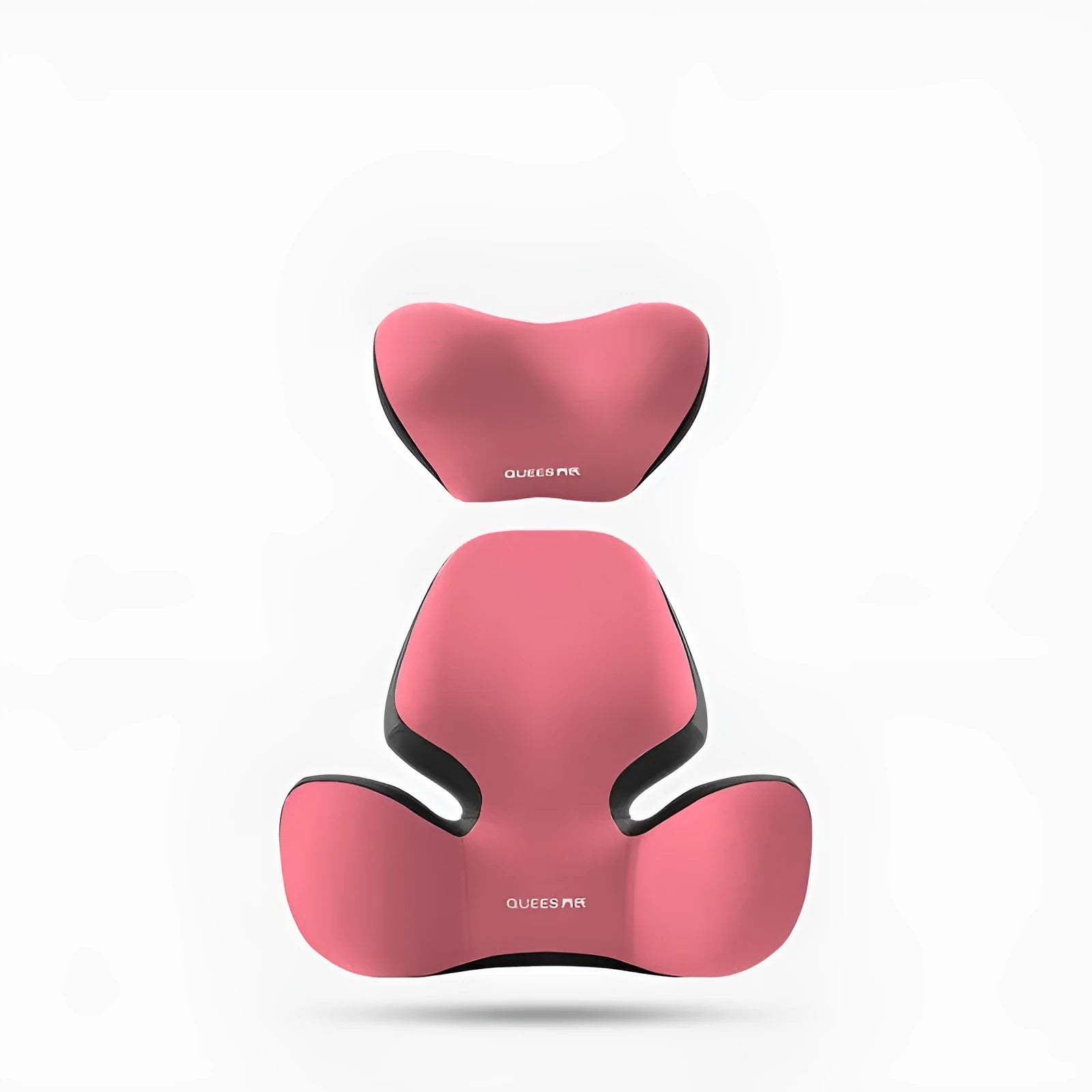Automotive waist support cushion with memory foam in choice of five colours for car seat comfort