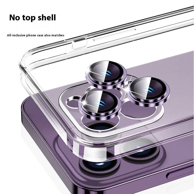 HD AR grade Corning tempered glass lens protector for Apple iPhone