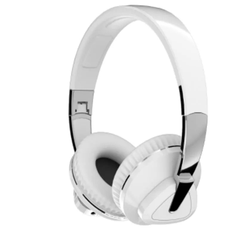 H3 wireless Bluetooth over-ear headset in black, showing earcup with controls, AUX jack, and TF card slot.