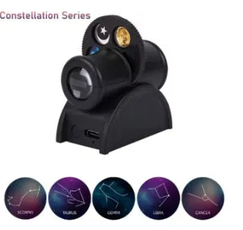 Star Starry Sky projection lamp USB charging with constellation slide film effect
