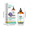 Dense Long Care Hair Oil 118ml bottle with bright yellow treatment oil and massage brush