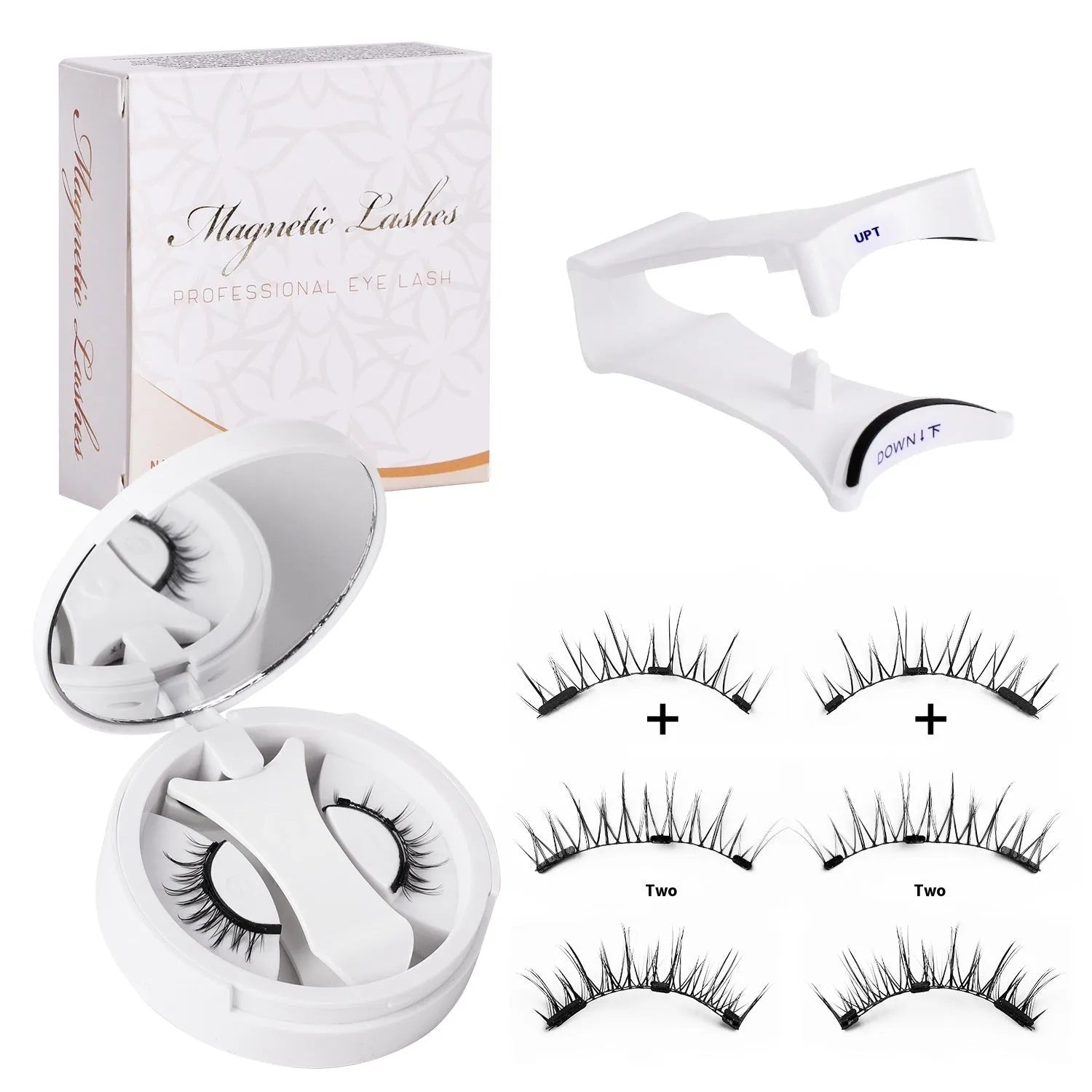 Magnetic false eyelashes with integrated soap holder from CT10 series