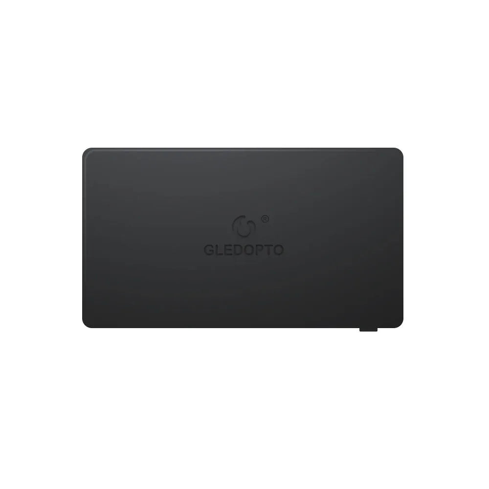GL-SN-002K HDMI video capture card with 2-metre RGB LED strip, junction box, and cables for 4K computer display.