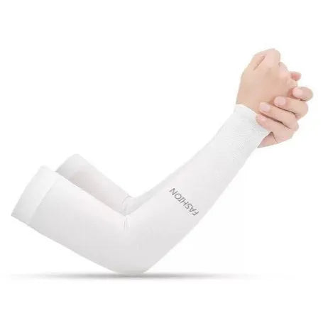 Ice silk sun protection oversleeves in colourful patterns with UV protection for arms