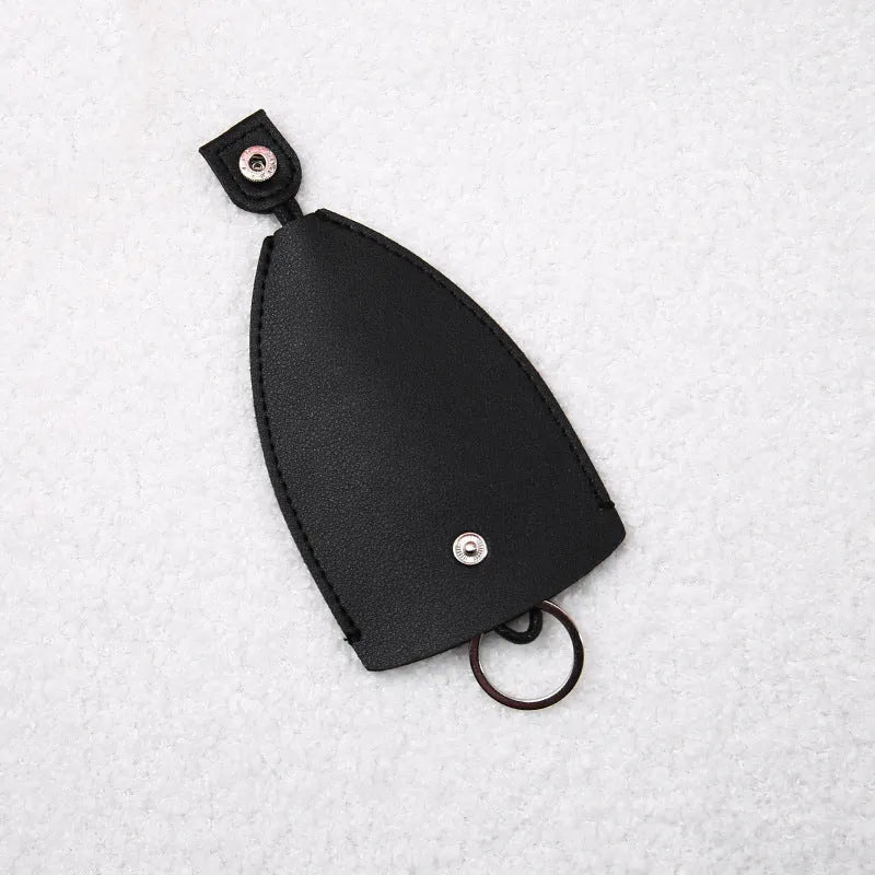 Colourful cartoon pull-out key case for car keys with PU leather construction