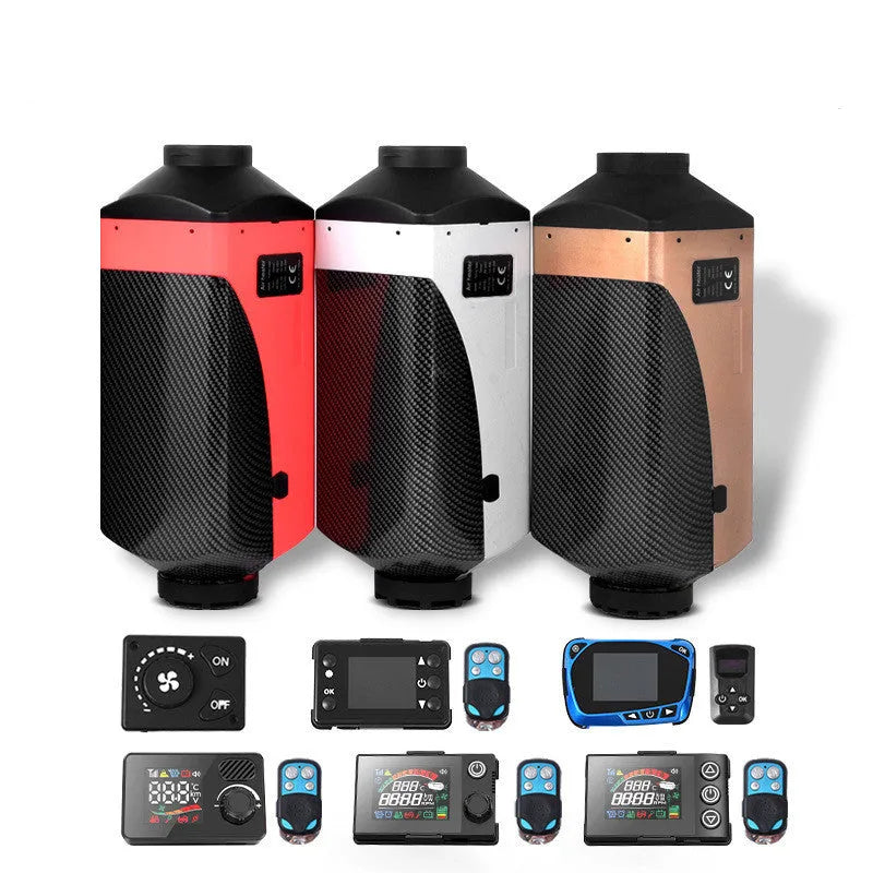 12V 24V diesel air heater and installation kit with fuel tank for trucks and motorhomes