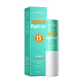 Anti-chapped lip moisturising stick in multiple variant packaging with net content labels