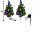 Solar Christmas tree lamp garden decoration with IP65 waterproof rating and ABS material