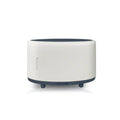 Flame humidifier with Bluetooth remote control and LED aromatherapy light, 150ml, in dark wood grain finish