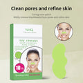 70g pore acne cleanser nose strips in Black and Green for unisex T-zone care