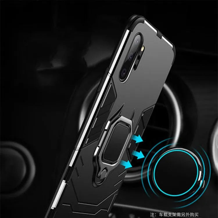 Iron Man magnetic back case for Samsung Galaxy phone in black, blue, or red.