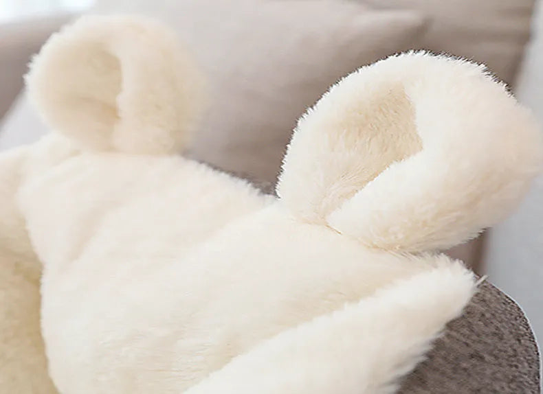 Grey cotton pet dog bed warming sleeping bag cushion with size S or M option for small to medium dogs