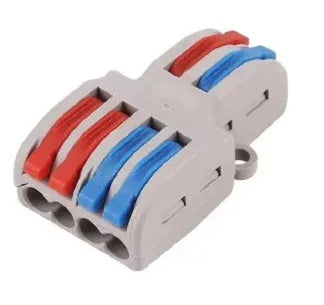 Quick wire electrical connector with fire-resistant insulation for 0.08-4.0mm² wires