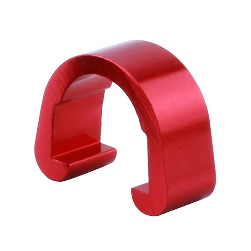 Aluminium alloy C buckle in multiple colours, showing 10.2mm by 13mm by 5mm dimensions.