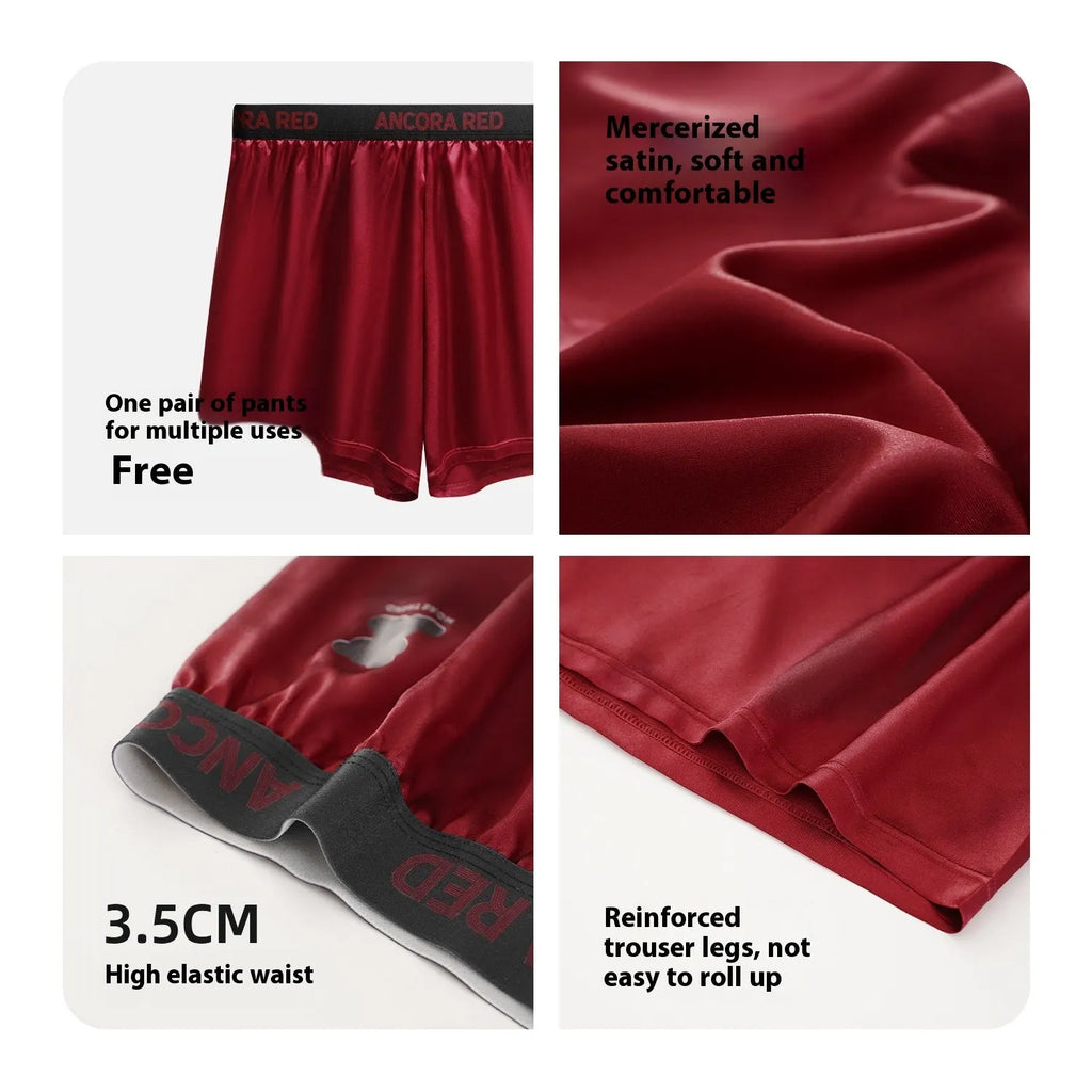 Men's solid colour boxer briefs in black, shown with mid waist design.