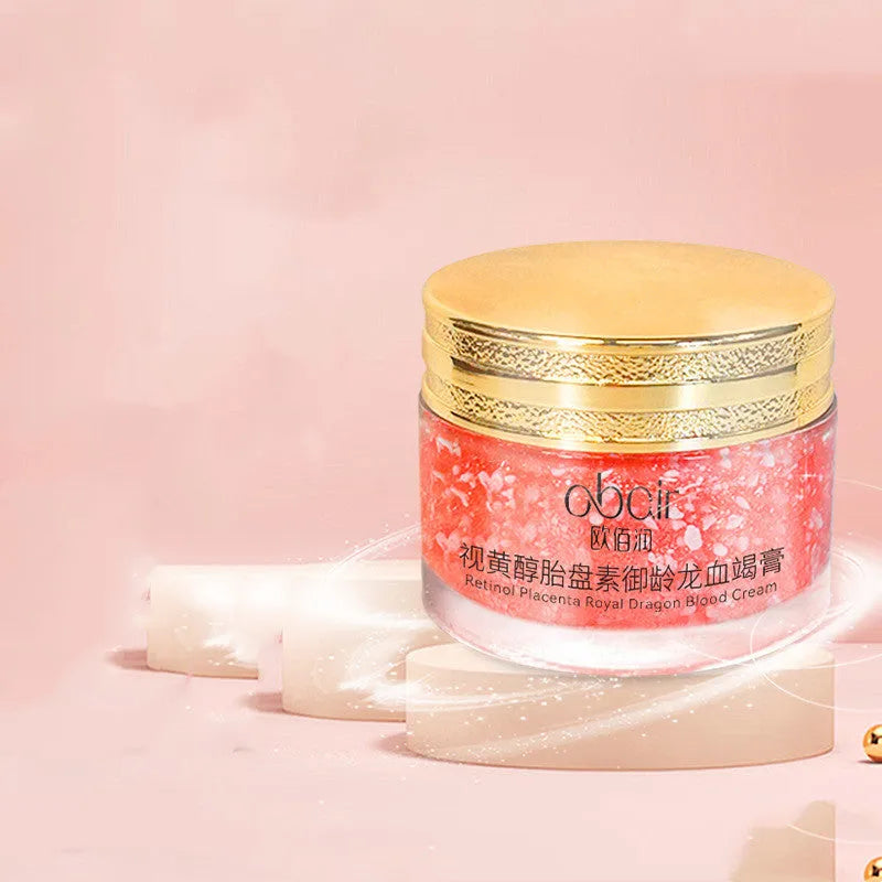 50g pot of retinol dragon's blood moisturising face cream for normal skin
