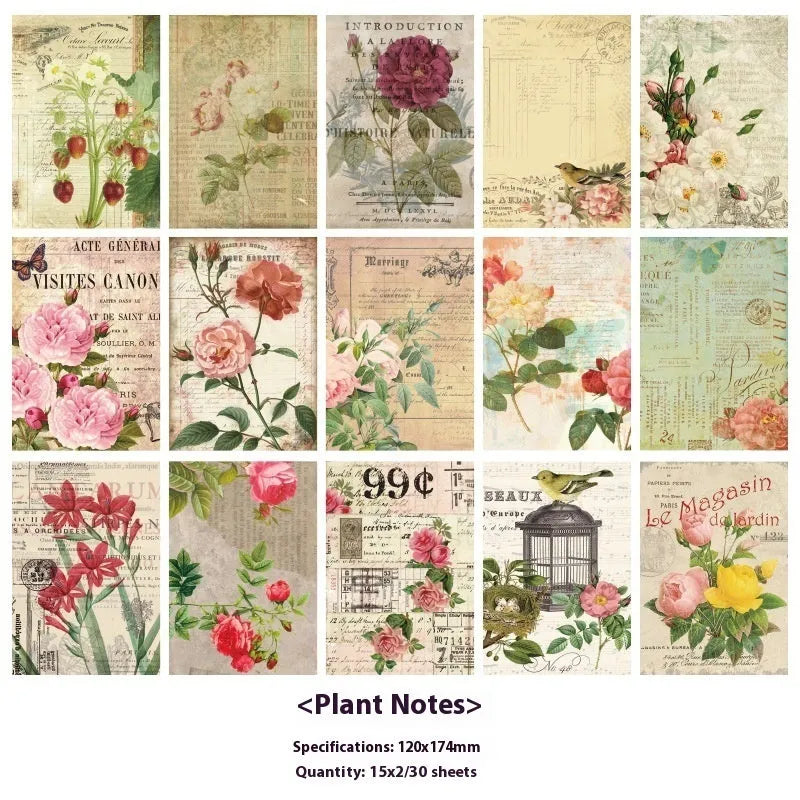 Retro literary notebook with classical letters design showing six colour variations