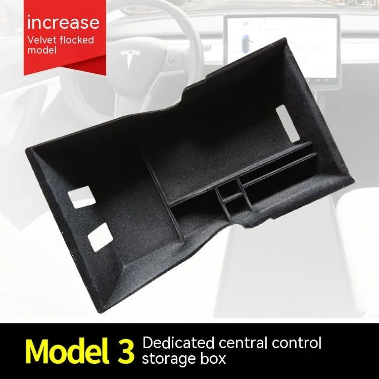 Tesla Model 3 Model X Model S centre console armrest plastic storage box retrofit accessory