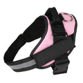 Personalised reflective no-pull dog harness in nylon with adjustable chest strap and sturdy handle