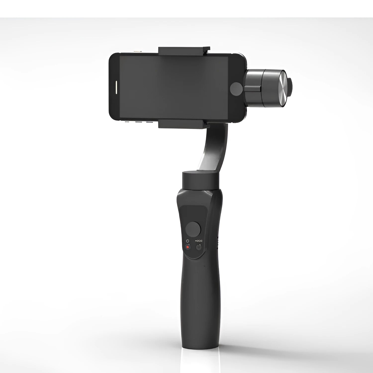 Black 3-axis handheld smartphone gimbal stabiliser for phones below 6.5 inches