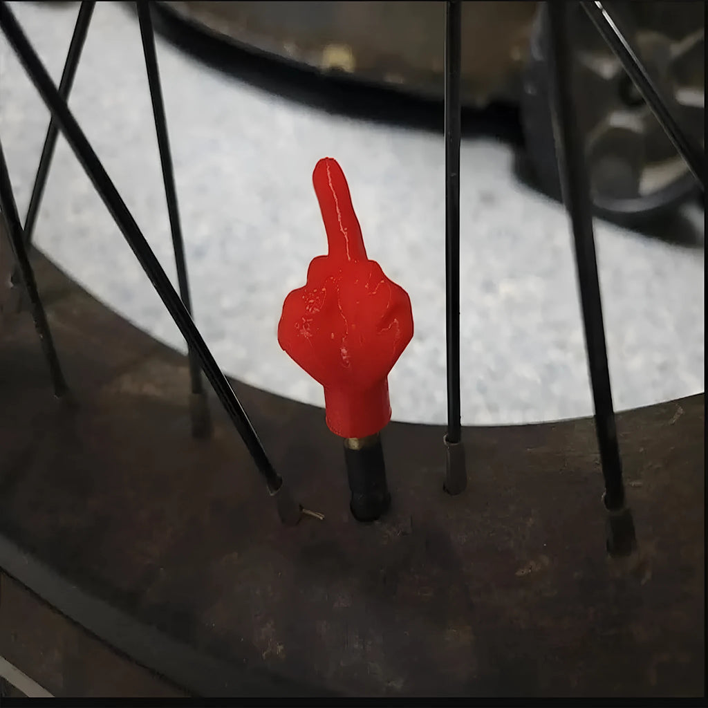 Eight latex tyre valve caps showing black and skin colour options for car tyre protection