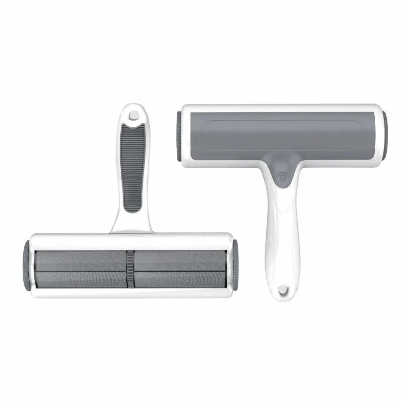 Automatic pet sofa lint roller with sticky brush for removing hair from upholstery