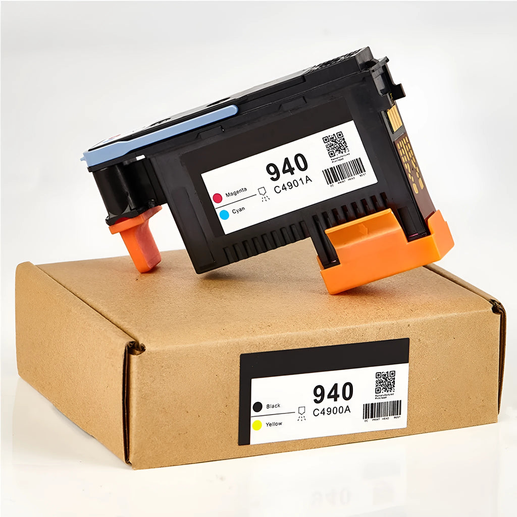 HP940 compatible C4900A C4901A black and yellow printing nozzle and cartridge head unit.