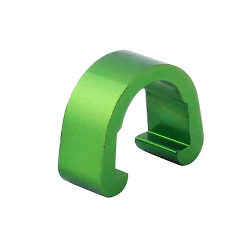 Aluminium alloy C buckle in multiple colours, showing 10.2mm by 13mm by 5mm dimensions.
