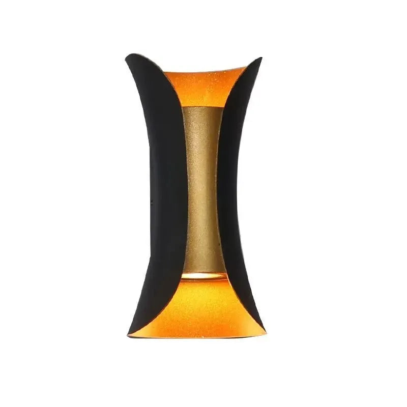 Outdoor wall lamp with aluminium shell for waterproof stair and corridor lighting