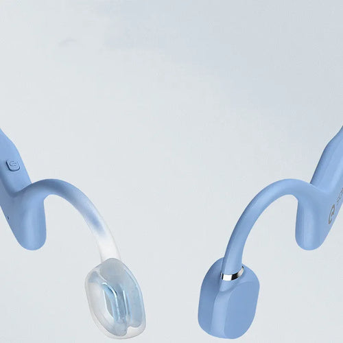 Bone conduction Bluetooth sports headset with wireless neckband in multiple colour options