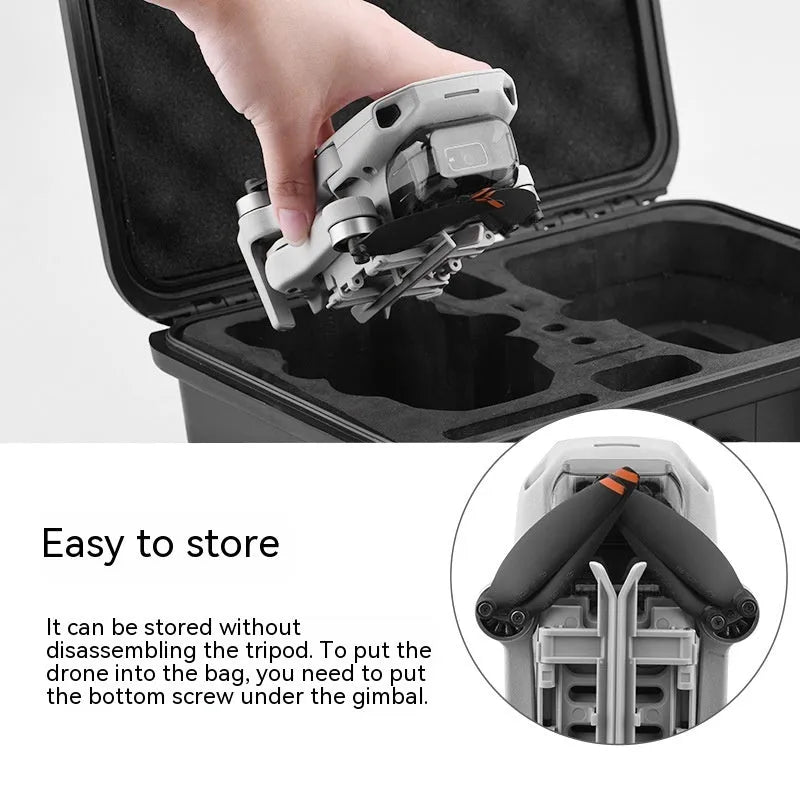 Plastic UAV landing gear folding monopod accessory unfolded, colour folding tripod
