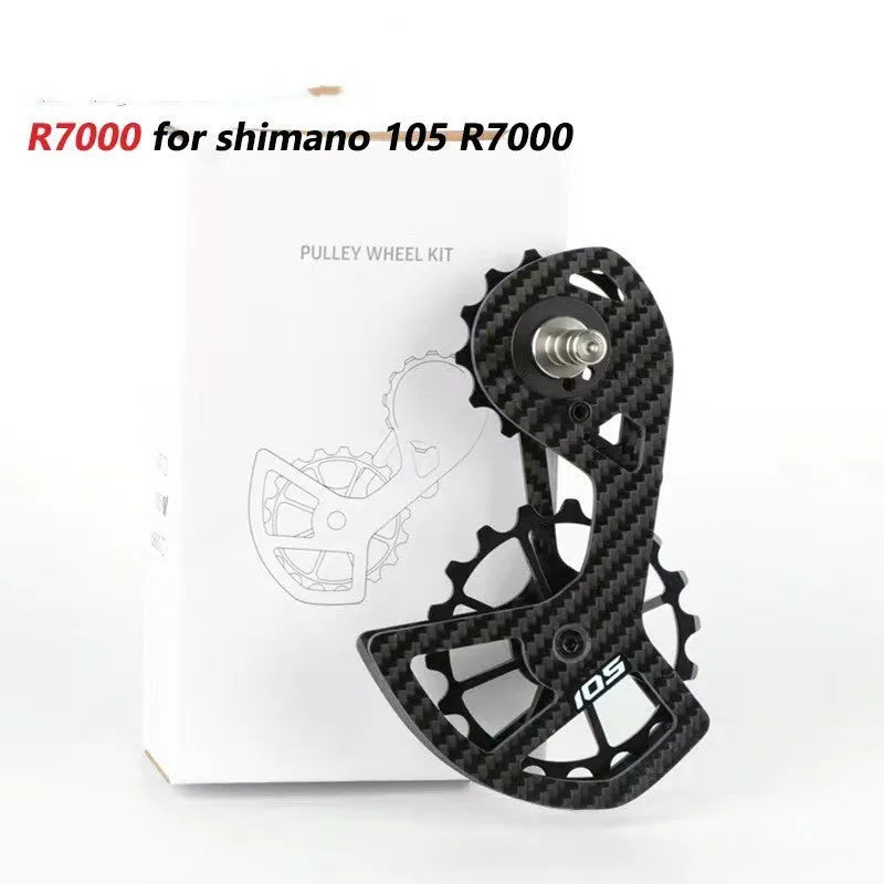 LTWOO 105 rear derailleur jockey pulley with 13T upper and 18T lower guide wheels for Shimano groupsets
