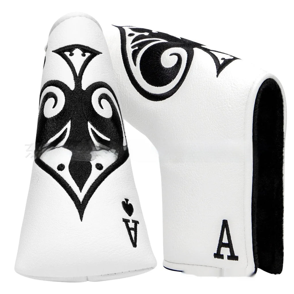 PU material golf putter head sleeve cover in one of three available colours.