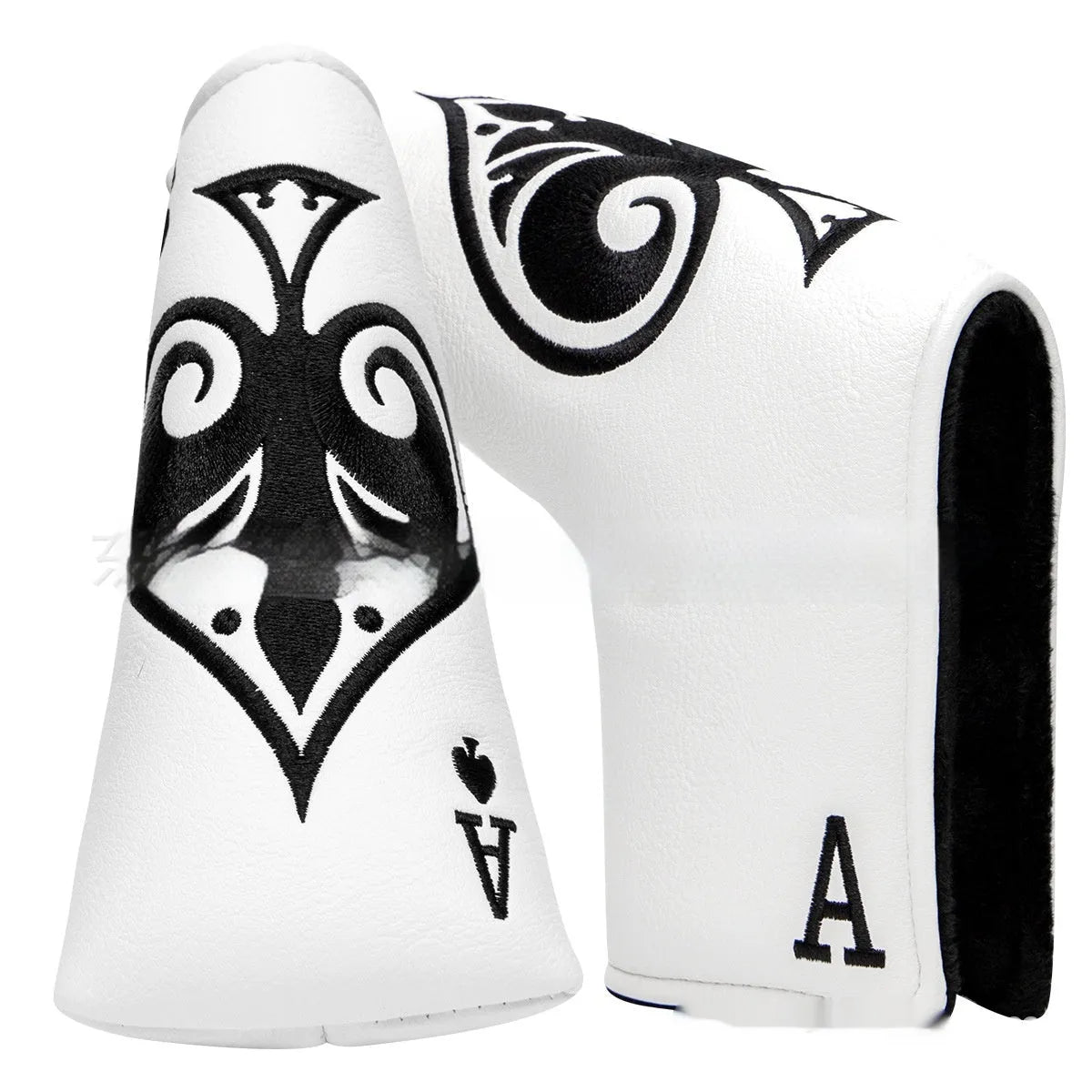 PU material golf putter head sleeve cover in one of three available colours.
