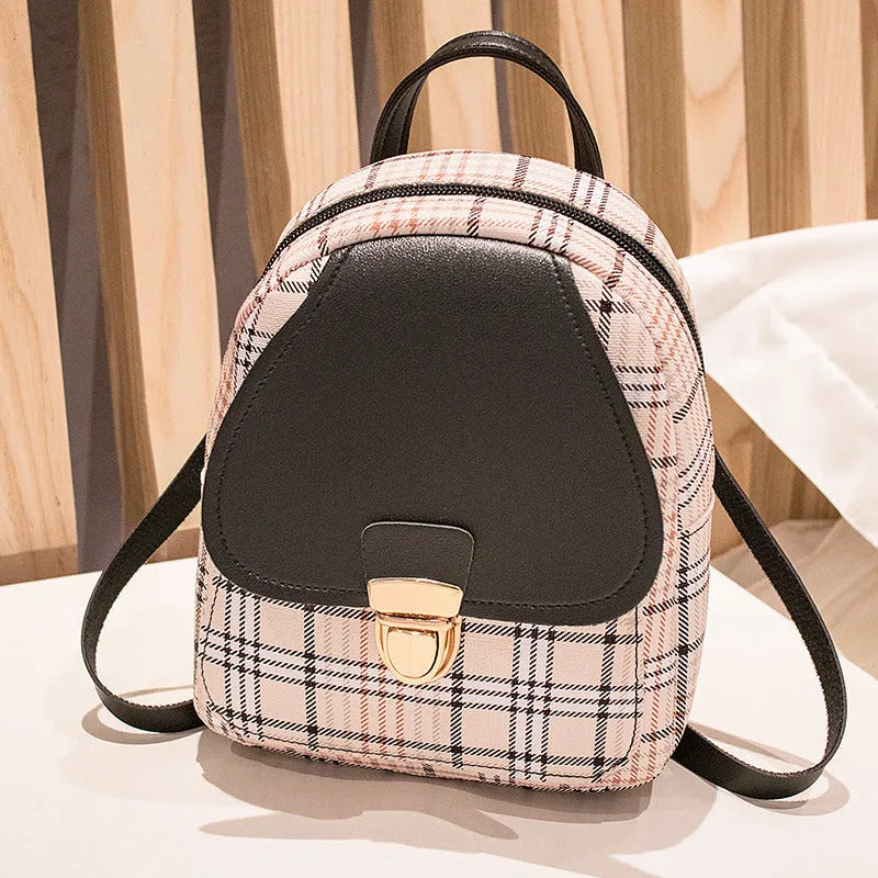 PU leather one shoulder diagonal phone bag in multiple colours showing crossbody wear