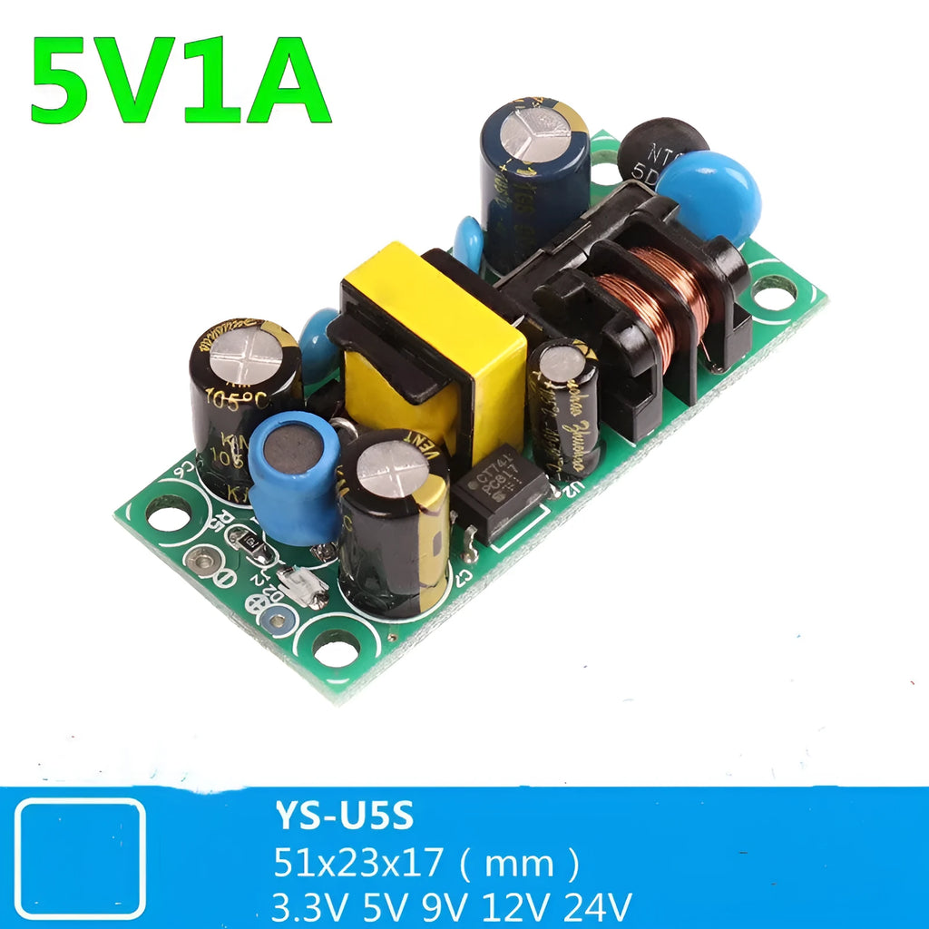 YS-U5S metal switching power board module with PWM control and 5V DC output