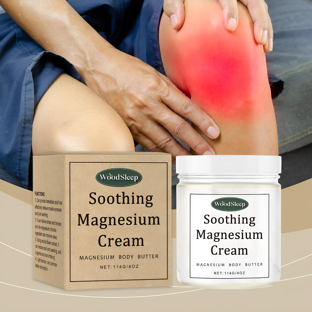 114g jar of magnesium cream for post-exercise body care