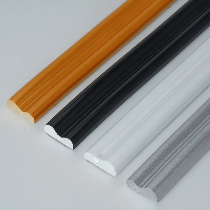 Flexible PVC background wall shaping frame with self-adhesive edge banding for photo studio backdrop edges